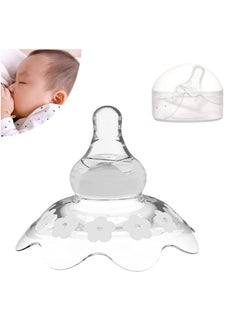 VIUAUAX Nipples Shield for Breastfeeding, Breastfeeding Nipples Shield with Storage Box, Nipple Shield with BPA and BPS Free, Nipple Shields for Nursing Newborn with Inverted and Sore Nipple  - Image 1