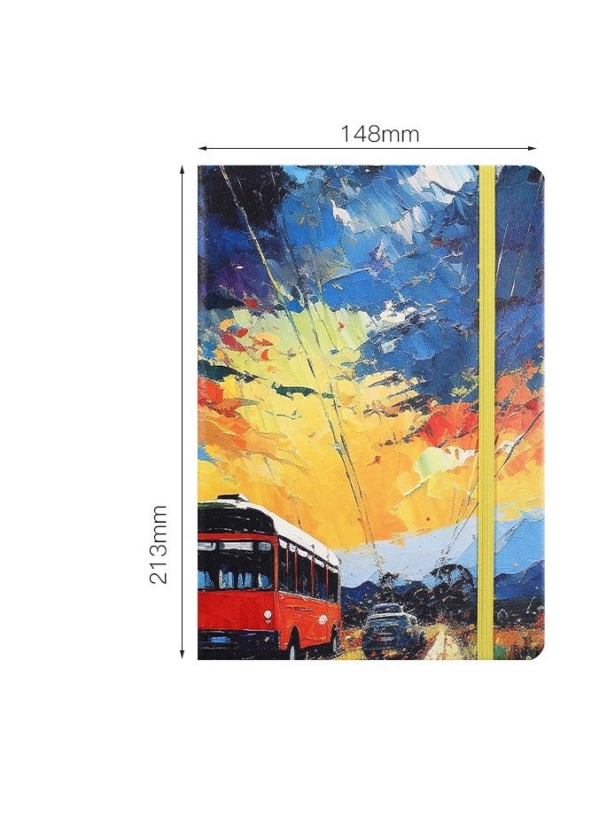 Nariele Creative Trend Oil Painting Color Printing A5 Notebook
