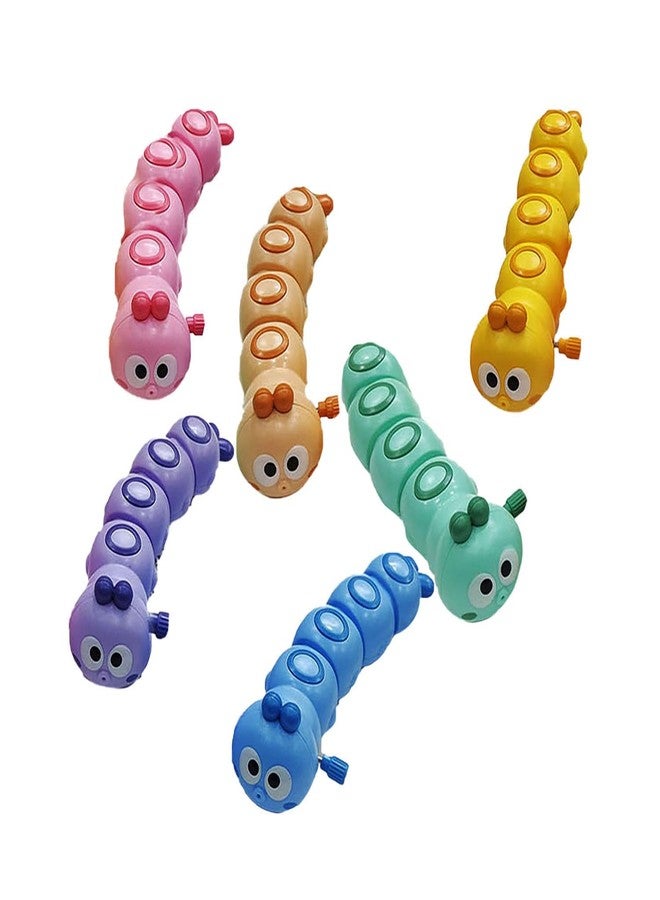 BITONA® Wind Up Key Operated Crawling Moving Worm Toy for Toddler Baby & Kids Interactive (1 Pc Random Color) - Image 1