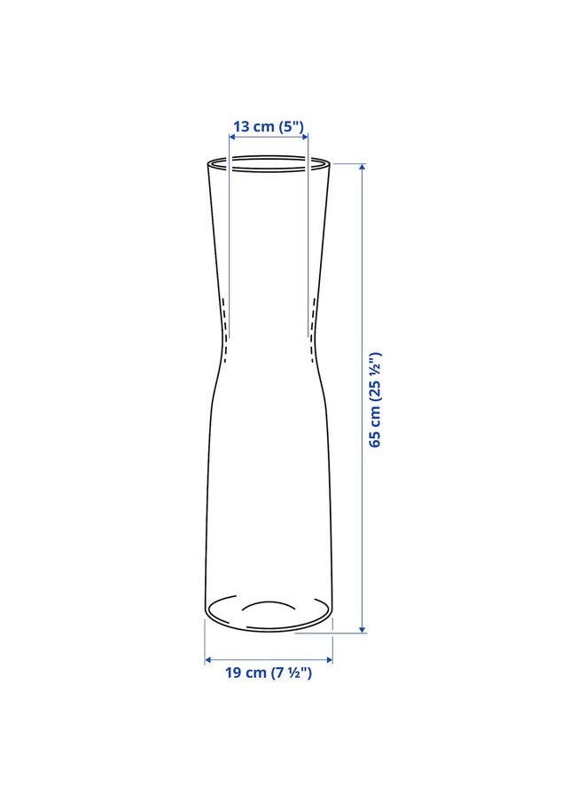 erorex Vase, clear glass, 65 cm  - Image 5