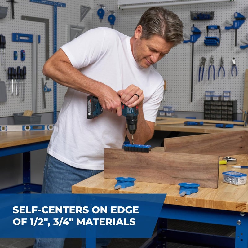 Kreg Portable Drilling Guide - 6 Hardened Drill Guides for Carpentry - Craftsman Tool Accessory - Image 5