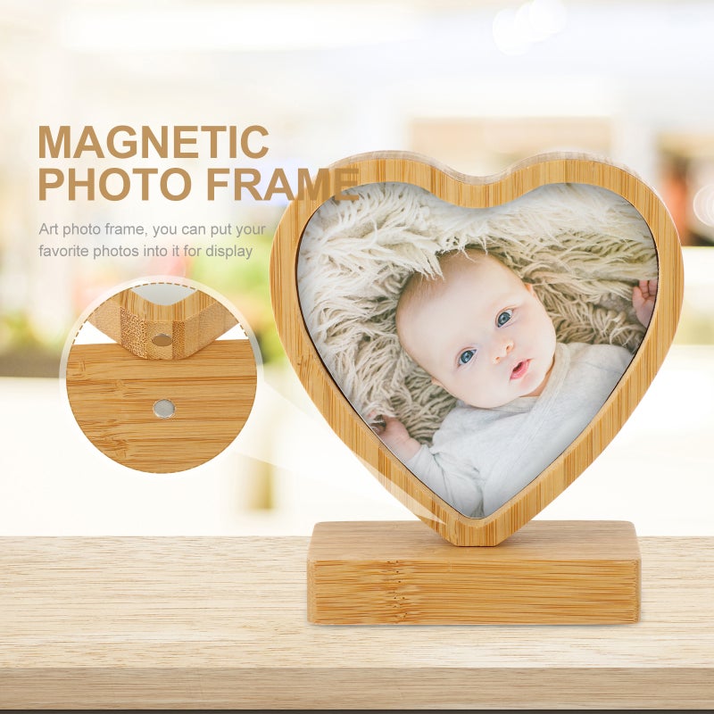 1 Pc Magnetic Photo Frame Photo Holder Practical Desktop Ornament ( ) - Image 4