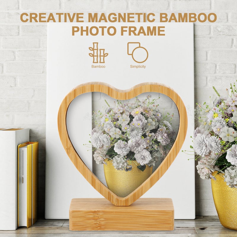 1 Pc Magnetic Photo Frame Photo Holder Practical Desktop Ornament ( ) - Image 2