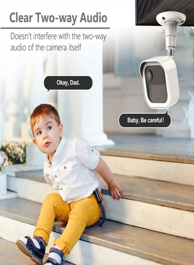 Pefecon All-New Blink Outdoor Camera Housing and Mounting Bracket, 3 Pack Protective Cover and 360 Degree Adjustable Mount with Blink Sync Module Outlet Mount for Blink Camera Security System (Black) - Image 3