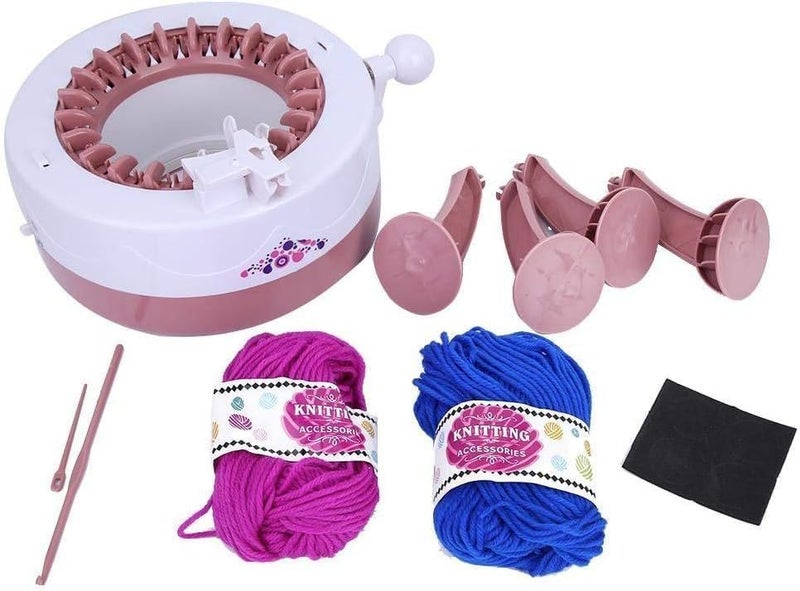 MVM Enterprise 22 Needles Knitting Machine Smart Knitting Machine Kit DIY Knitting Board Rotating Machines for Adults and Kids Christmas Gifts for Family and Friends 1 pcs