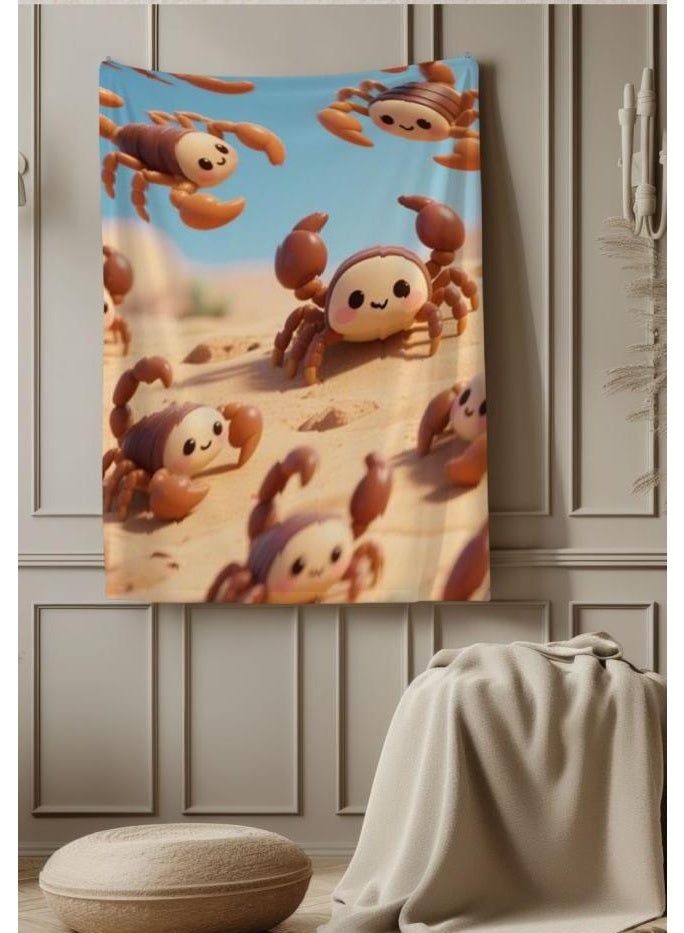 general Baby and children's cartoon flannel thin blanket (warm and comfortable, suitable for sleep, game use) 70cm*100cm - Image 2