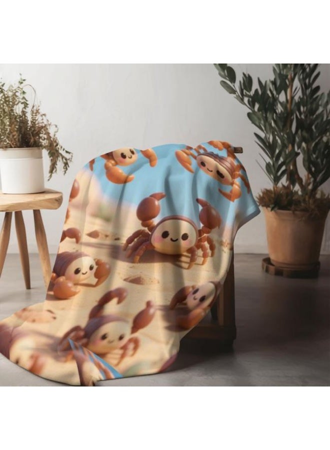 general Baby and children's cartoon flannel thin blanket (warm and comfortable, suitable for sleep, game use) 70cm*100cm - Image 3