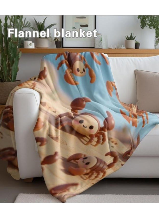 general Baby and children's cartoon flannel thin blanket (warm and comfortable, suitable for sleep, game use) 70cm*100cm - Image 4