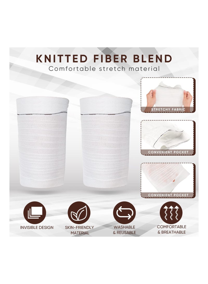 4 Pack Catheter Leg Bag Holders, Washable Fabric Sleeves for Urinary Catheter Bags, Drainage Bag Covers for Men and Women, Ideal for Patients in Wheelchairs. - Image 2