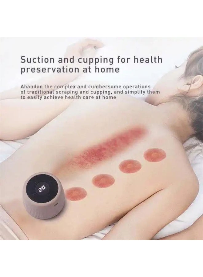 جهاز الحجامة الكهربائي المتنقل 12 مستوى شفط للتحكم في قوة الشفط حسب راحتك 6 كؤوس بأحجام مختلفة تناسب كل مناطق الجسم مساج وعلاج بالحجامة والجواشا لتنشيط الدورة الدموية وتخفيف الآلام - متعدد الالوان - Image 3
