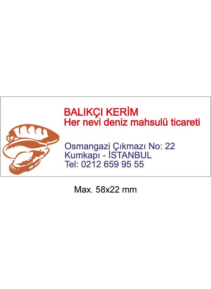 Trodat 4913 Personalized Company Stamps  - Image 2