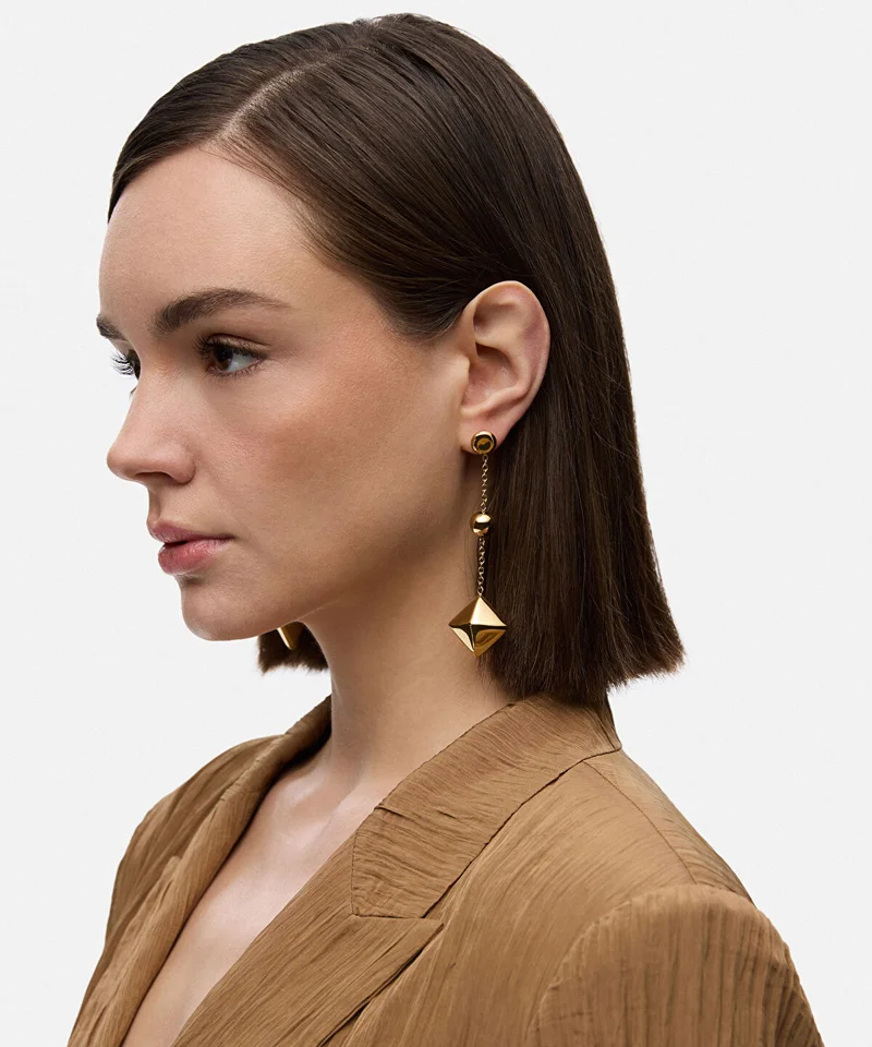 Ipekyol Combined Chain Earrings
