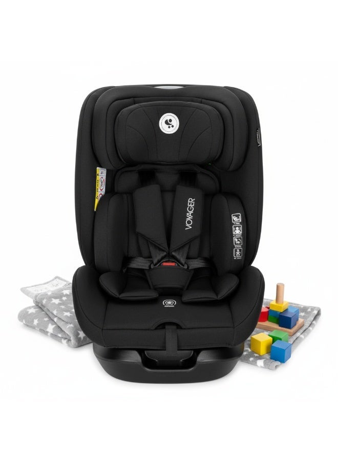 Lorelli Car Seat Voyager Black from Birth up to 12 years forward facing orientation - Image 2