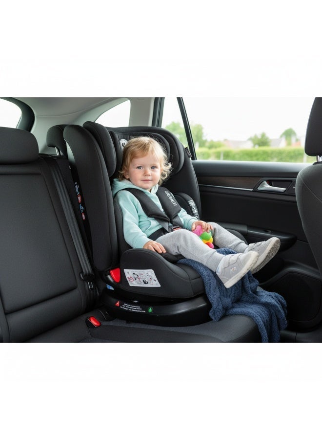 Lorelli Car Seat Voyager Black from Birth up to 12 years forward facing orientation - Image 3