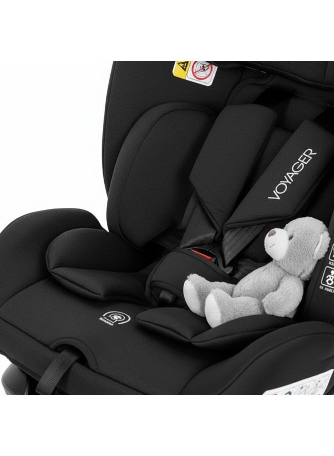 Lorelli Car Seat Voyager Black from Birth up to 12 years forward facing orientation - Image 4