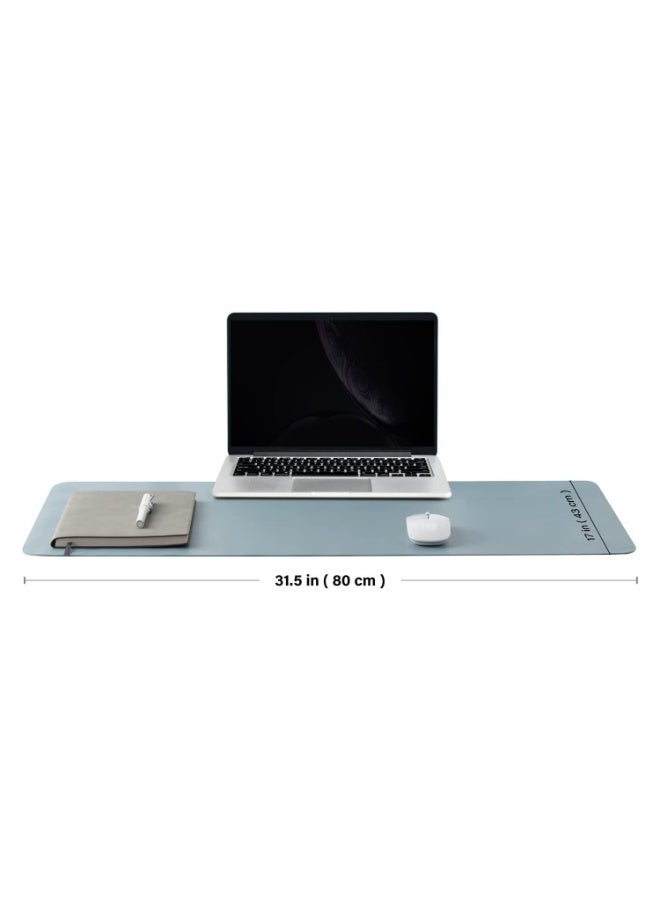 WinCheer Large Desk Pad, Non-Slip PU Leather Desk Mouse Pad Waterproof Desk Pad Protector, Dual-Side Use Desk Writing Mat for Office Home, 80cm x 40cm - Image 4