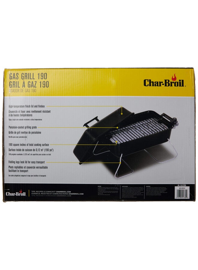 Char-Broil شواية غاز بروبان محمولة من تشار-برويل بموقد واحد من الفولاذ المقاوم للصدأ - 465133010 - Image 2