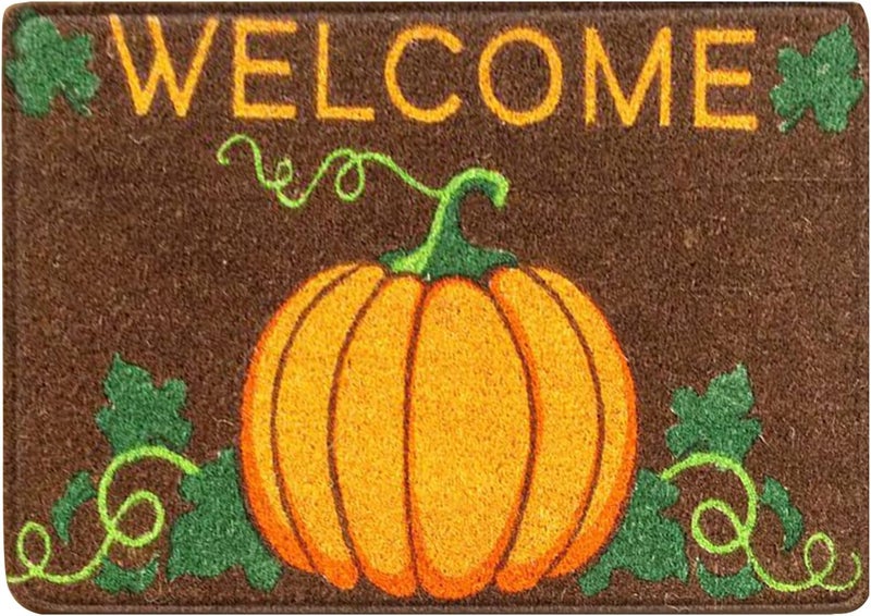 woobles Halloween Doorma,Halloween Decor Door Mat, Front Door Decorative Blanket Anti-Slip Bottom Indoor Outdoor Carpet - Image 1