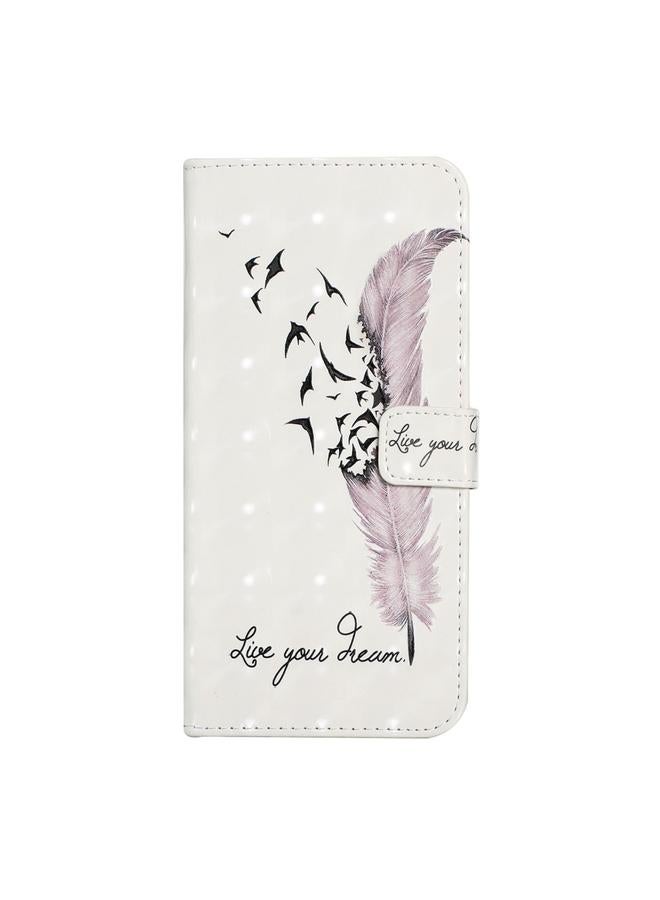 اس-توب جراب لهاتف Samsung Galaxy S21 FE 5G، جراب جلدي منقوش برسومات ثلاثية الأبعاد - Image 2