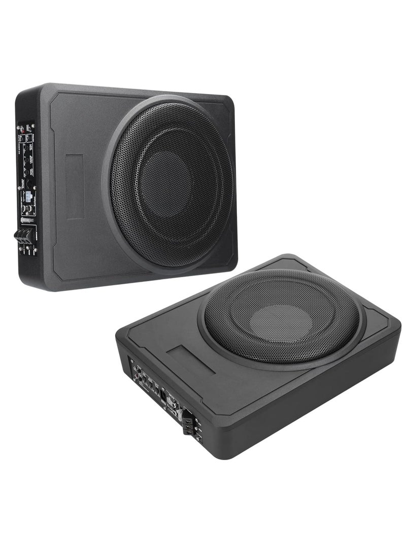 AROAQ Car Subwoofer, 12v Pure Bass 10 Inch Ultra Thin Car Subwoofer, Under Seat Powered Car Amplified Subwoofer, Durable And Reliable High Power Modified  Amplifiers Speaker For Car Truck  - Image 2