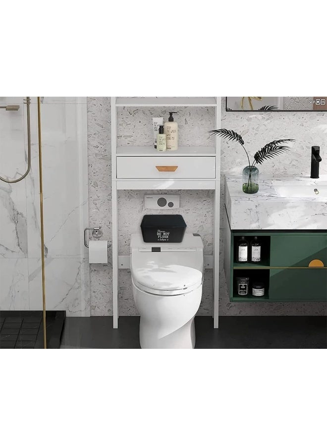 Moorfowl Baby Wipes Dispenser for Bathroom,Please DO NOT Flush Wipes Container Holder, Upgarde Size (8.2L x 4.9W x 3.9H inches) - Image 5