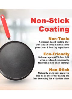 Sweet Home Non Stick Frying Pans (25 cm), Crepe Pan PFOA & PTFEs Free Frying Pan Versatile and Healthy Cooking with Our Premium Nonstick Pan  - Image 5