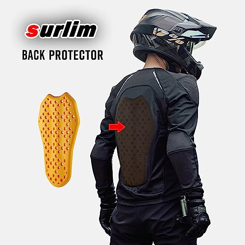 Surlim CE Level 2 Motorcycle Back Protector Motorcycle Armor, Insert-only Back Protection for Motorcycle Jackets with Large Back Protector Pockets (Back) - Image 5
