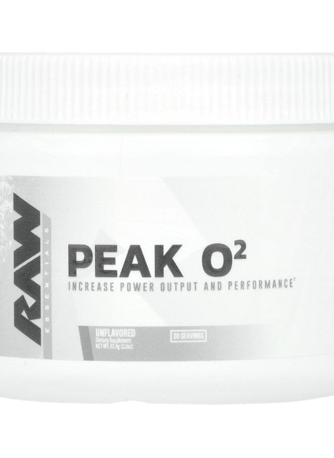 Raw Nutrition Essentials Peak O2 Unflavored 2.2 oz (62.4 g) 
