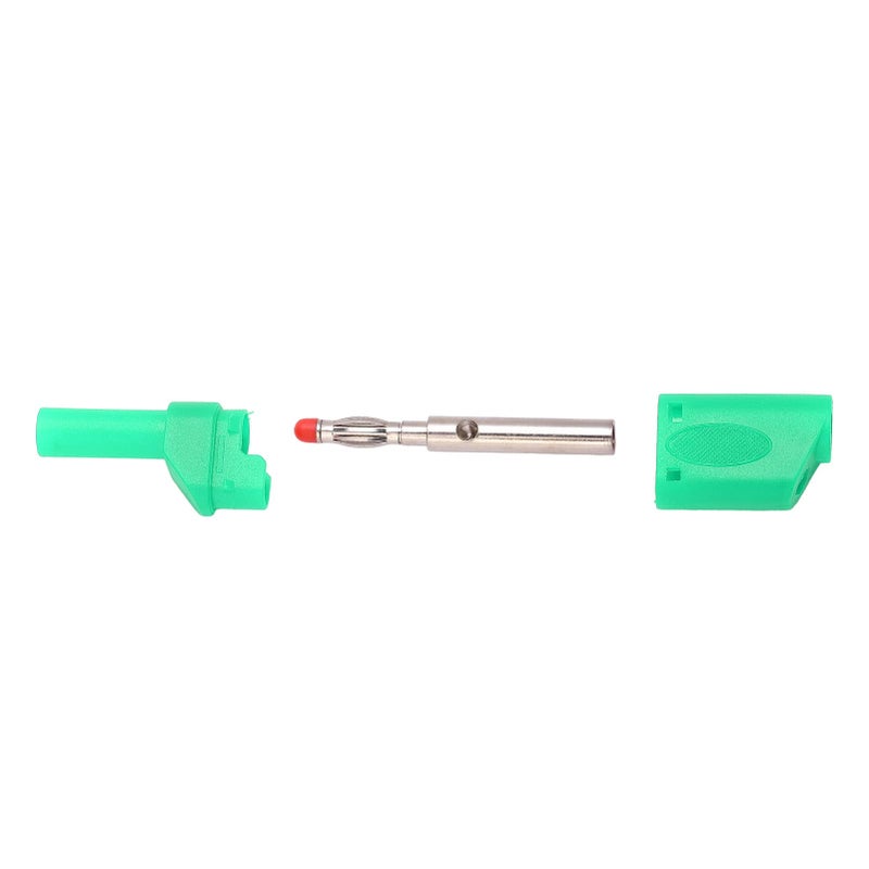 Green Banana Plug Connectors 10pcs 4mm Gold Plated Pure Copper Test Terminals Insulated Safety Housing - Image 5