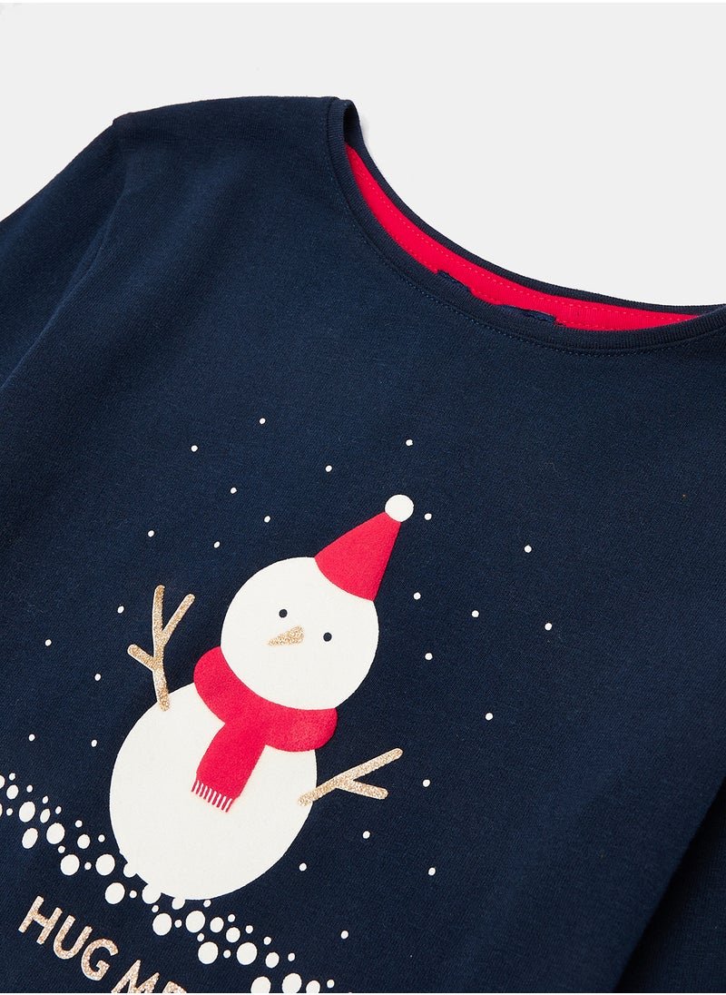 Okaidi - Blue T-Shirt for Girls - Image 1