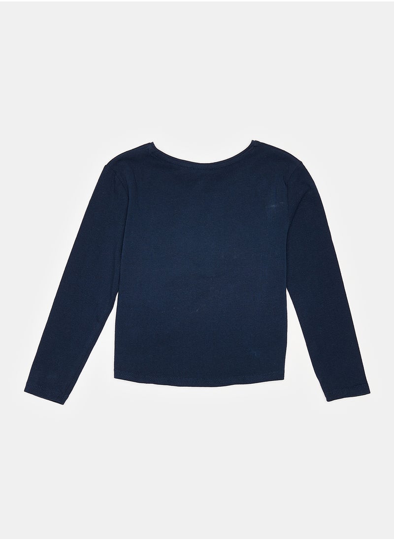 Okaidi - Blue T-Shirt for Girls - Image 1