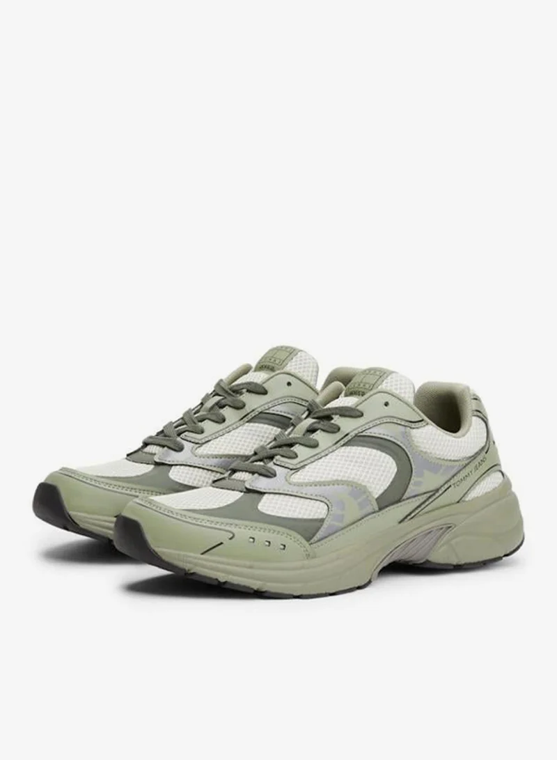 TOMMY JEANS Green Casual Low Top Sneakers for Men | Best Price UAE