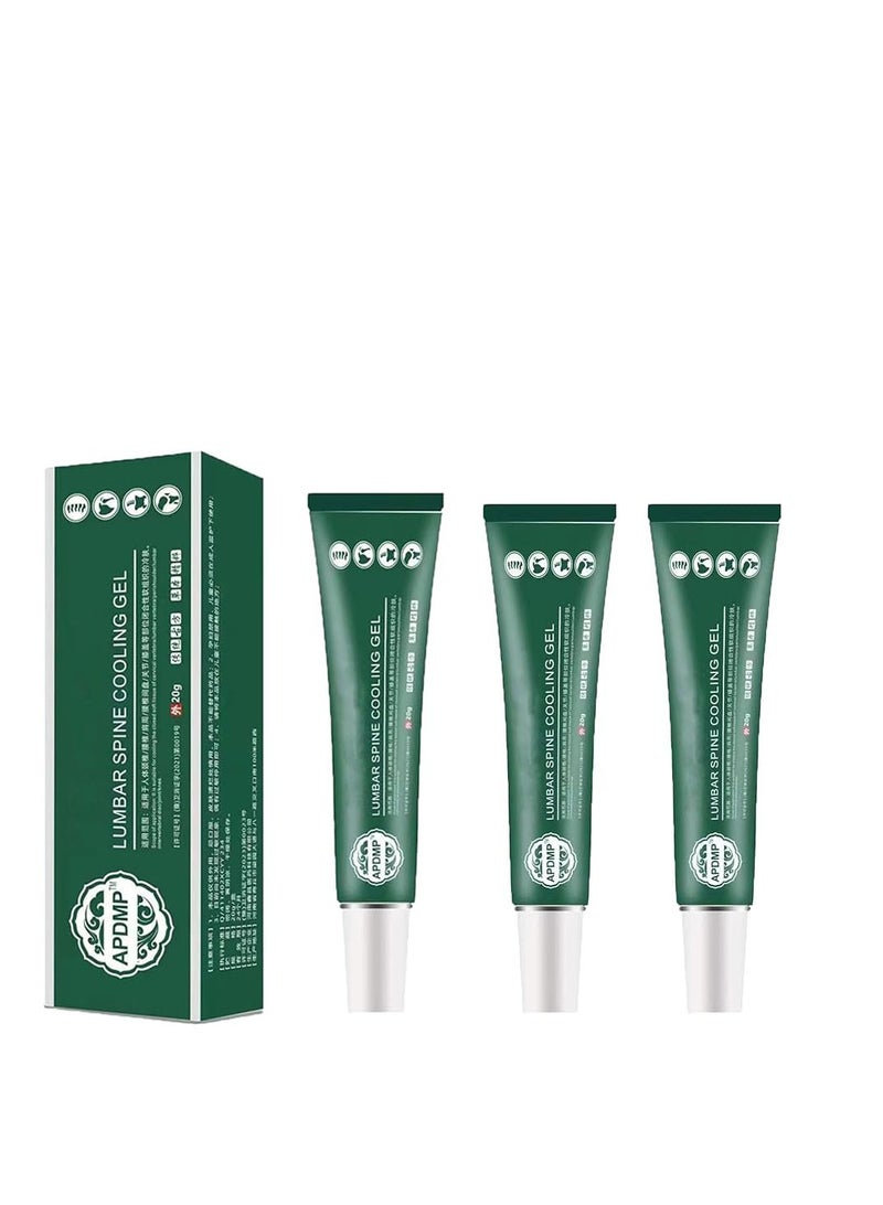 APDMP Lumbar Cold Compress Gel, Cool and Soothing, Relieve Waist Discomfort Relax, Muscle Relaxation, Portable & Easy to Use(3PACK) - Image 1