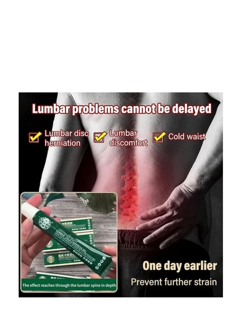 APDMP Lumbar Cold Compress Gel, Cool and Soothing, Relieve Waist Discomfort Relax, Muscle Relaxation, Portable & Easy to Use(3PACK) - Image 4