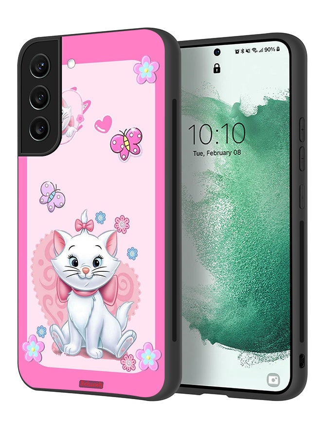 Tolwak Samsung Galaxy S22 Plus 5G Protective Case Cover Cute Lady Cat - Image 1
