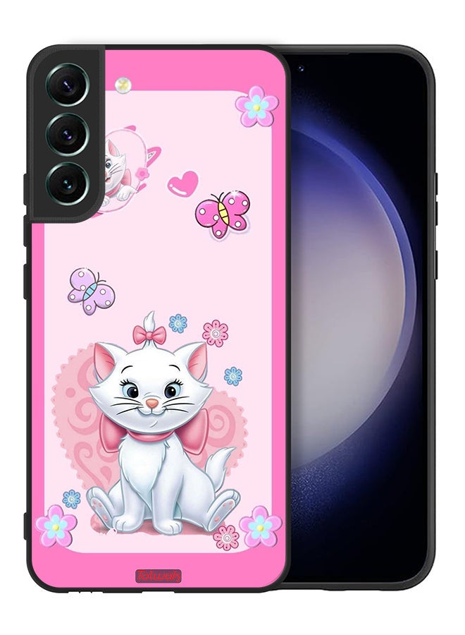 Tolwak Samsung Galaxy S22 Plus 5G Protective Case Cover Cute Lady Cat - Image 2