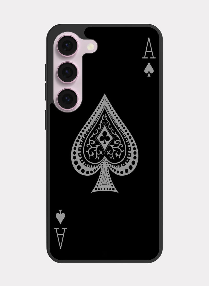PXLAAT Samsung Galaxy S23 case cover Ace Spade - Image 1