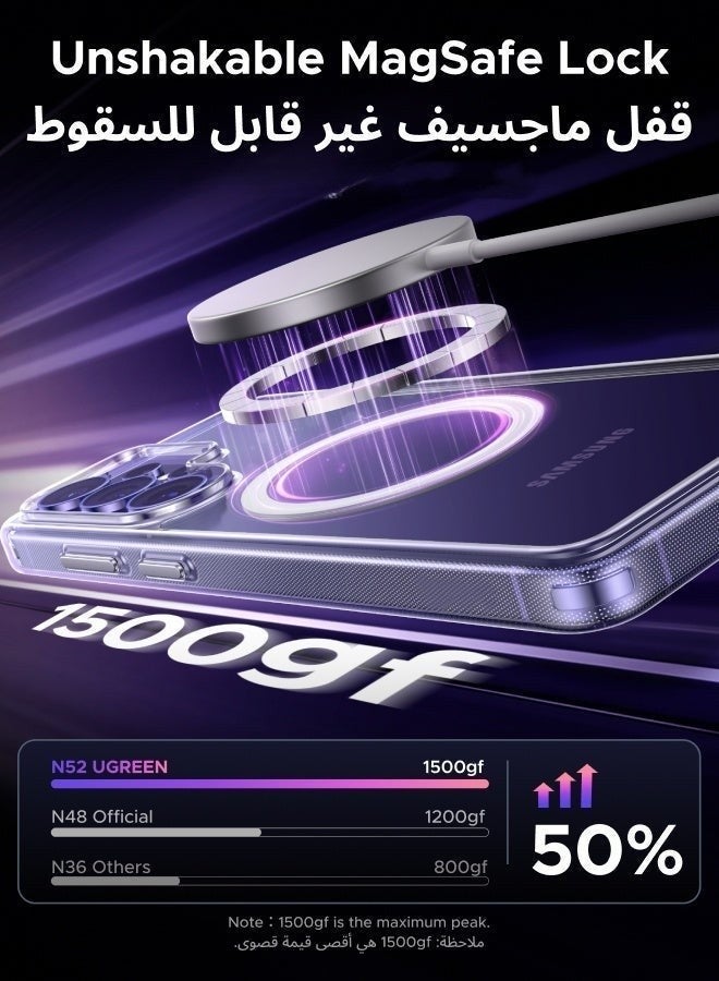 S-TOP Samsung Galaxy S26 Ultra Magnetic Case,[Drop Protection] [Compatible with Round MagSafe Acc] Ultimate Shockproof Protection Cover, Magnetic Case for S26 Ultra with Shockproof Bumper - Image 3