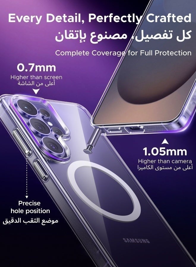 S-TOP Samsung Galaxy S26 Ultra Magnetic Case,[Drop Protection] [Compatible with Round MagSafe Acc] Ultimate Shockproof Protection Cover, Magnetic Case for S26 Ultra with Shockproof Bumper - Image 4