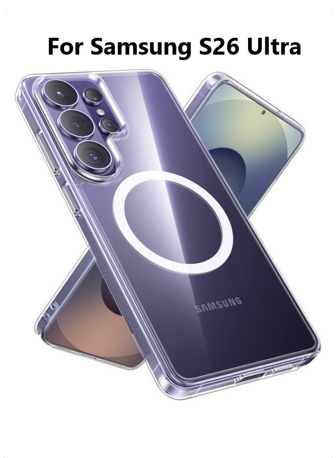 S-TOP Samsung Galaxy S26 Ultra Magnetic Case,[Drop Protection] [Compatible with Round MagSafe Acc] Ultimate Shockproof Protection Cover, Magnetic Case for S26 Ultra with Shockproof Bumper - Image 2