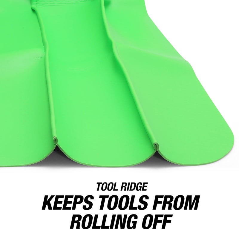 OEMTOOLS 24902 Green Vinyl Fender Cover, 27" x 34" Vehicle Repair Cover, Car Fender Protector for Mechanics, Mat Holds Tools in Place, Chemical Resistant Heavy Gauge Vinyl Protects Surfaces - Image 4