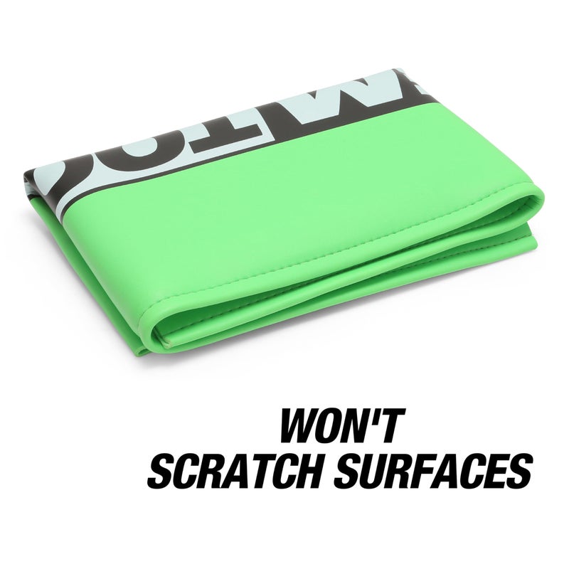 OEMTOOLS 24902 Green Vinyl Fender Cover, 27" x 34" Vehicle Repair Cover, Car Fender Protector for Mechanics, Mat Holds Tools in Place, Chemical Resistant Heavy Gauge Vinyl Protects Surfaces - Image 5