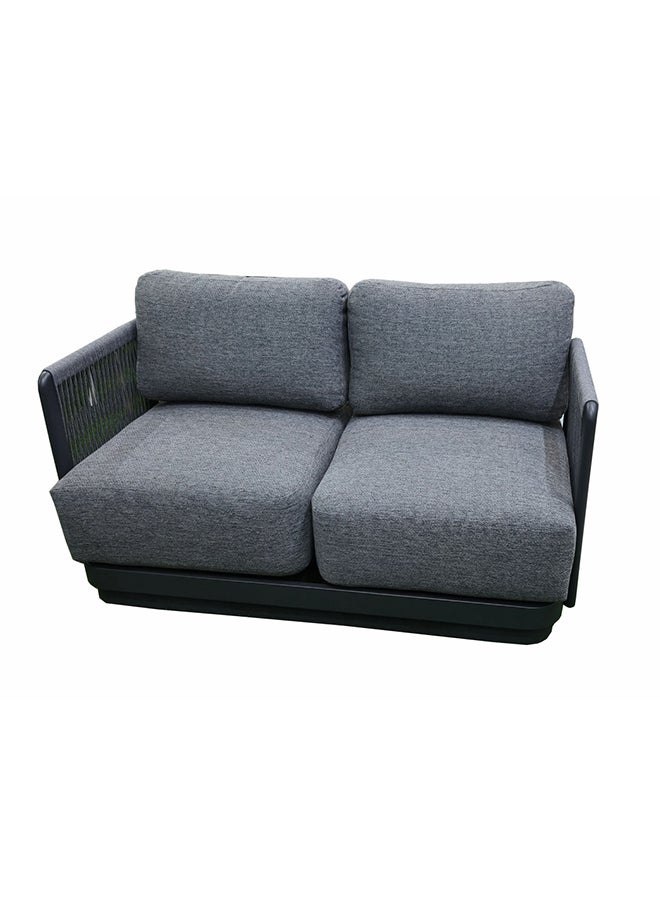 Oasis Aluminium 7 Seater Grey Color Sofa With Thick Cushions - Image 2