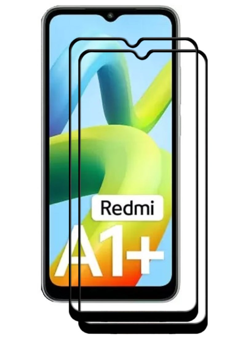 ACLIX 2 Pieces Antistatic ESD Dustproof Premium Quality High Definition Tempered Glass Screen Protector Designed For Xiaomi Redmi A1+ - Image 1