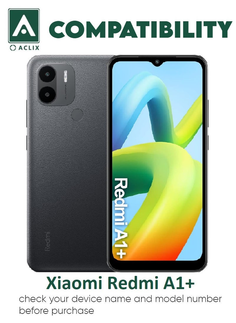 ACLIX 2 Pieces Antistatic ESD Dustproof Premium Quality High Definition Tempered Glass Screen Protector Designed For Xiaomi Redmi A1+ - Image 3