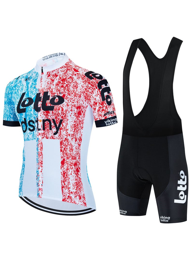 KUYING Summer Short Sleeved Cycling Suit Set  - Image 1