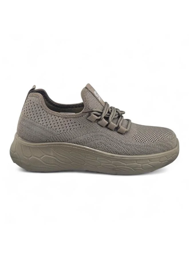 Stone Lightweight Knitted Sneakers