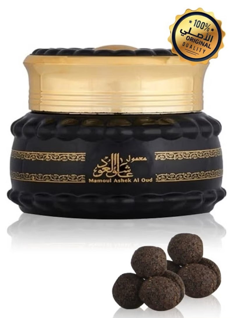 الماس بخور عاشق العود 30 جرام مكعبات ممزوجة بالعود الكمبودي  الفاخر وخشب الصندل والزعفران ومزيج من أعواد الخشب الطبيعي الفاخر - Image 2