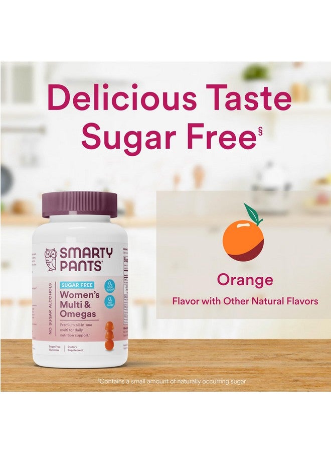 SmartyPants SmartyPants Women's Multivitamin Gummies, Sugar Free: Biotin, Methylfolate, Omega 3 (ALA), Vitamin D3, C, Vitamin B12, B6, A, K & Zinc, Inositol, Gluten Free, 60 Count (20 Day Supply) - Image 4