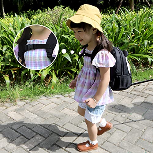 yodo Kids Insulated Toddler Backpack with Safety Harness Leash and Name Label - Playful Preschool Lunch Boxes Carry Bag, Panda - Image 3